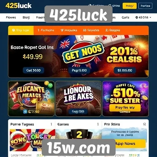 Funcionamento das promoções do site 425luck